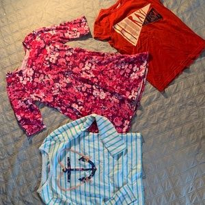 3 item girls T-shirt-Dress bundle-size L(10/12)